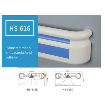 Tay vịn hành lang chống va đập HS-616